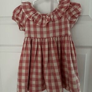 Cecil and Lou like new pink gingham dress